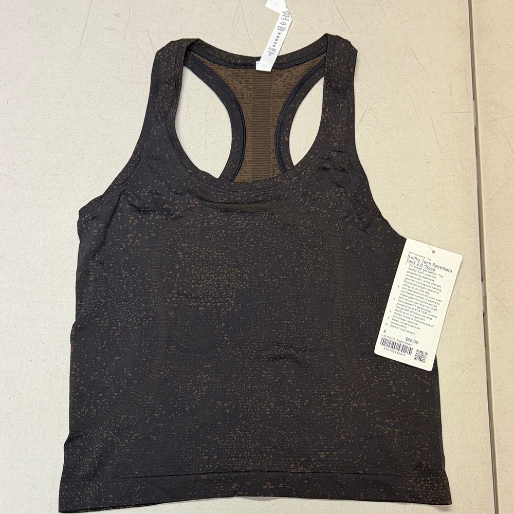 lululemon athletica Black Crop Top